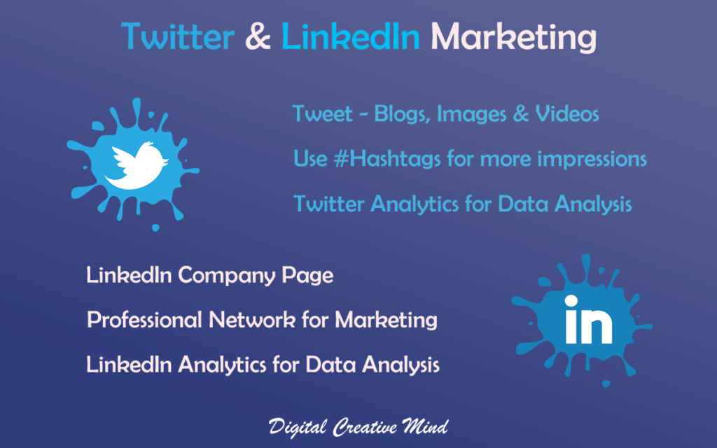 Twitter Marketing & LinkedIn Marketing