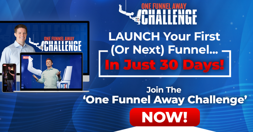 One Funnel Way Challenge: Affiliate Marketing