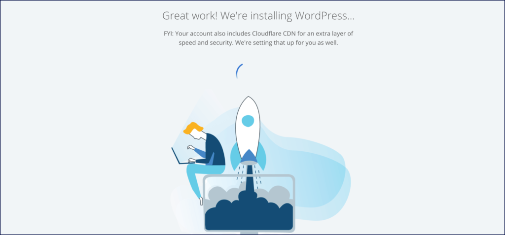 Install WordPress with Bluehost