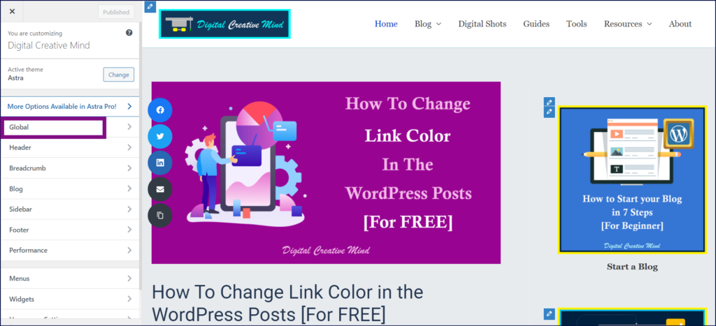 how-to-change-link-color-in-the-wordpress-posts-for-free