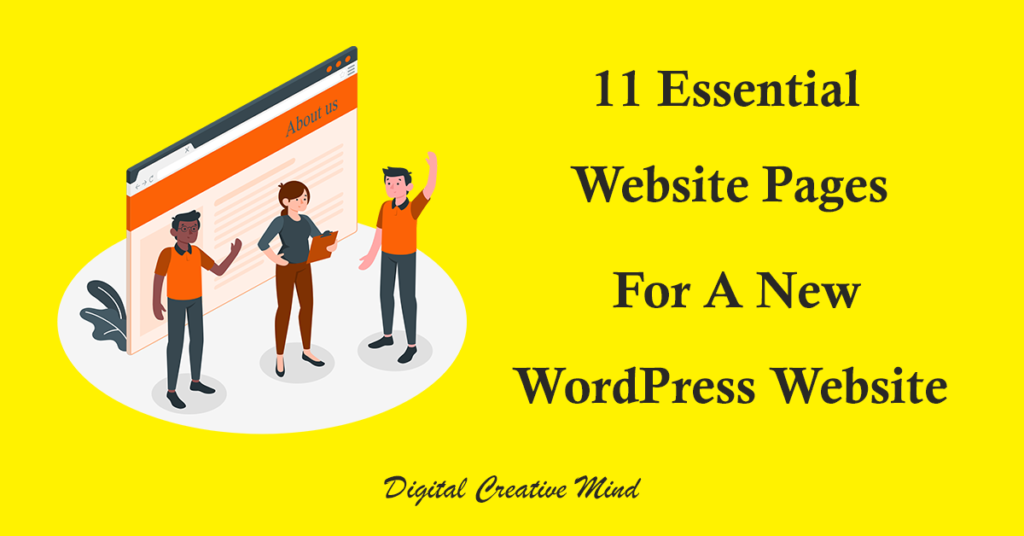 11 Essential Website Pages for a New WordPress Website