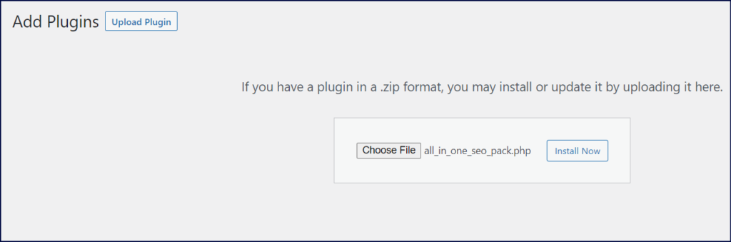 Install a WordPress Plugin