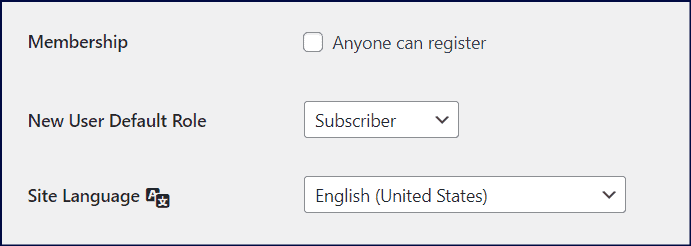 WordPress Membership Registration