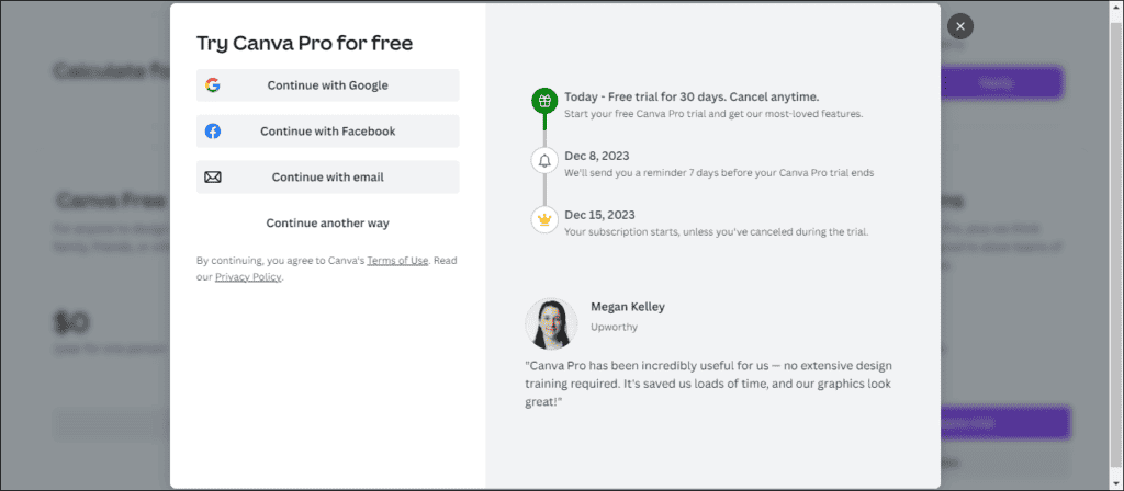 Canva Pro Free Trial Offer 2