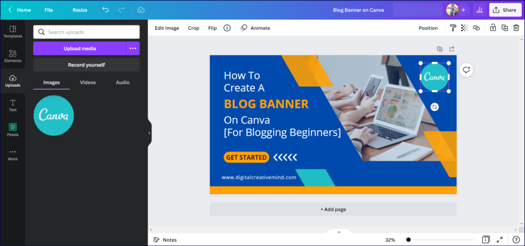 How To Create A Blog Banner On Canva [For Blogging Beginners]