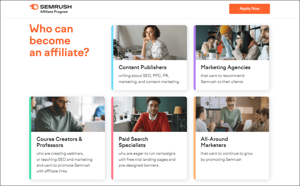 Who can become a Semrush Affiliate