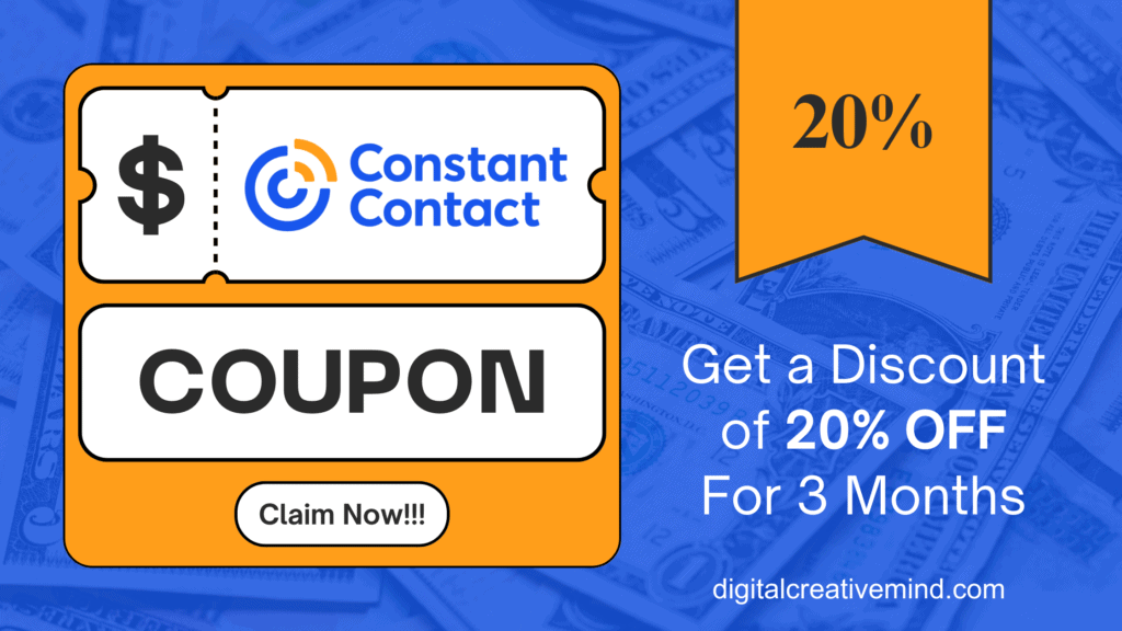 Constant Contact Discount Coupon Post