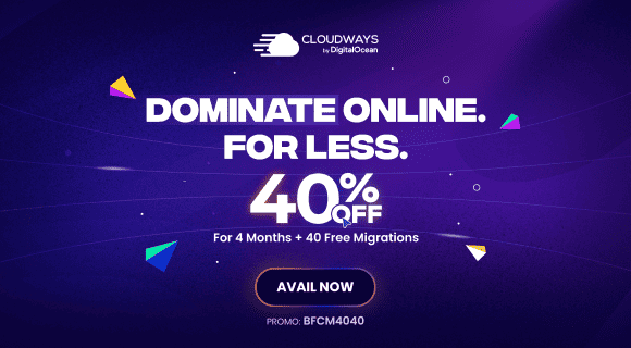 Cloudways Black Friday and Cyber Monday Sale