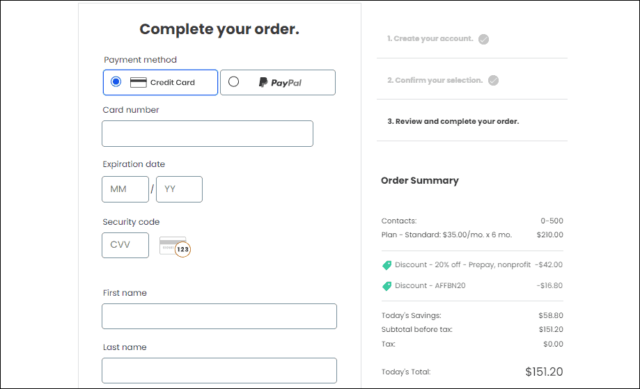 Constant Contact (Review Order) - 3