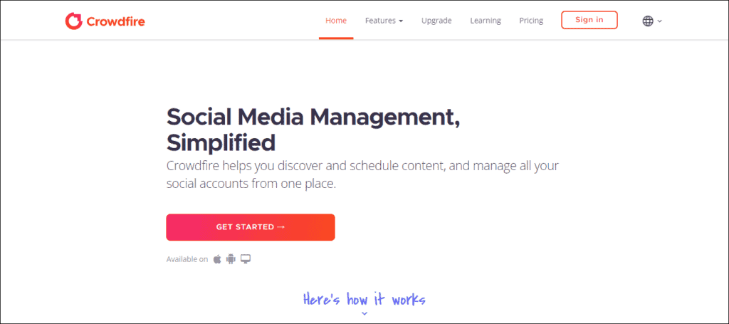 Crowdfire - Social Media Management tools