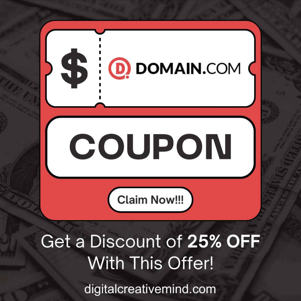 Domain.com Discount Coupon