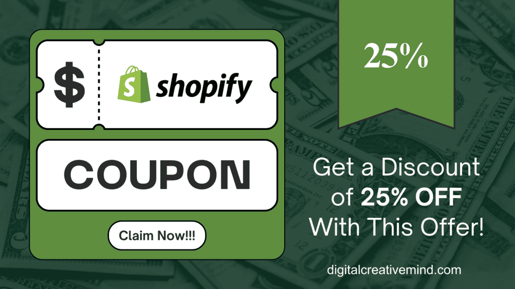 Shopify Discount Coupon Code: Get 25% OFF [The Latest Deal]