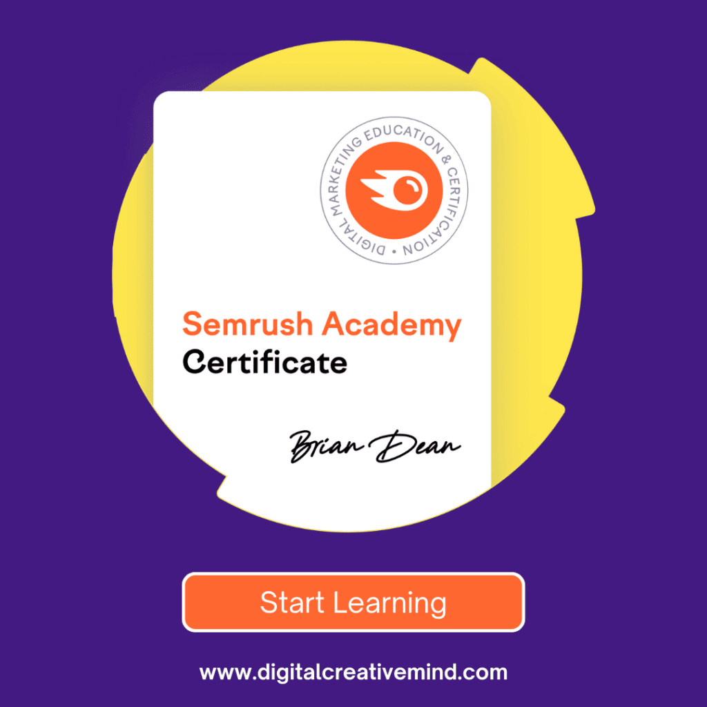 Start Learning with Semrush Academy