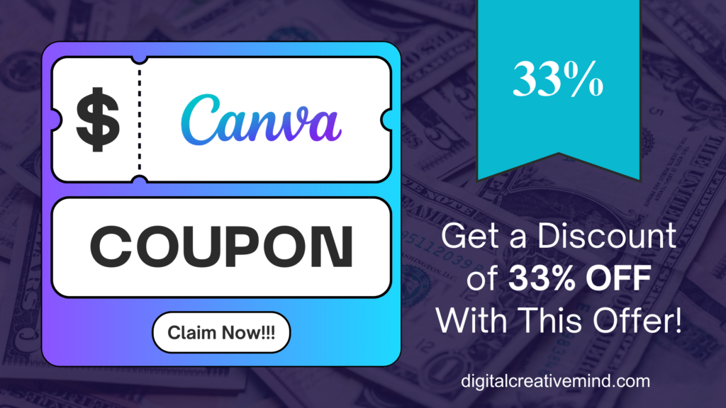 Canva Discount Coupon Code Get 33 OFF [The Latest Deal]