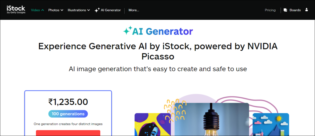 iStock AI Generator