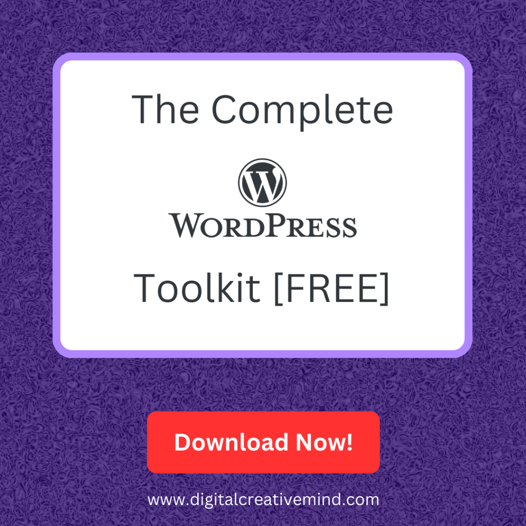 Free WordPress Toolkit - Digital Creative Mind