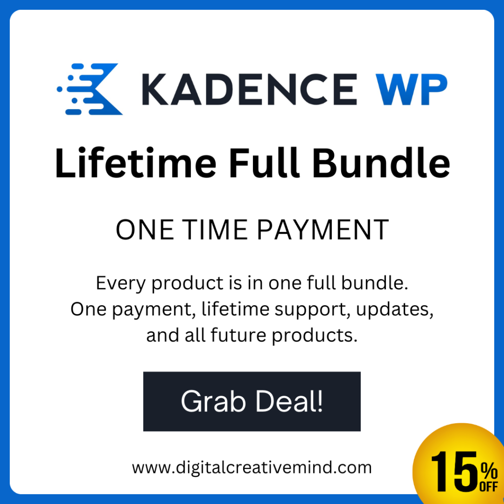 Kadence WP Lifetime Full Bundle