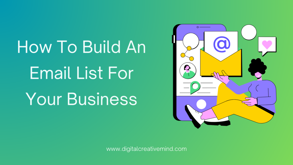 Build your Email List Banner