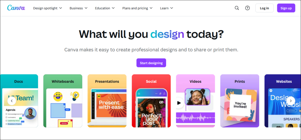 Create your Canva Account now