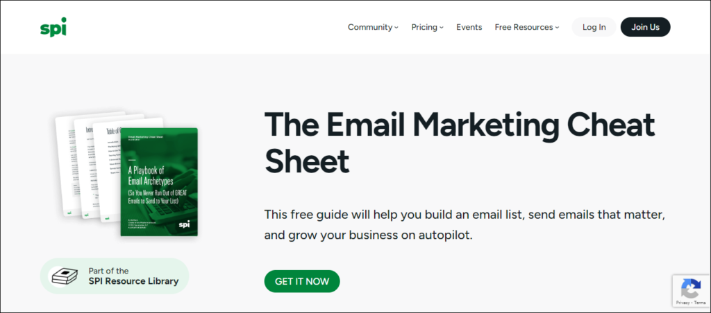 SPI - Email Marketing Cheatsheet