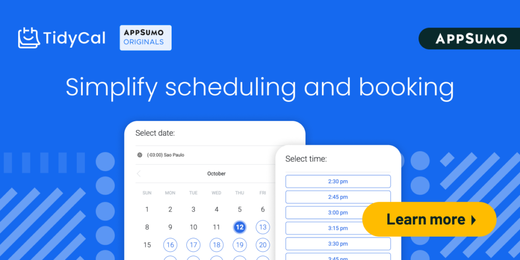 TidyCal - AppSumo
