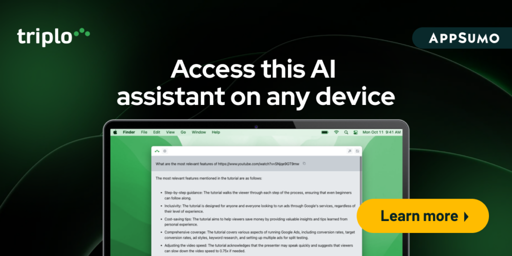 Triplo AI - AppSumo