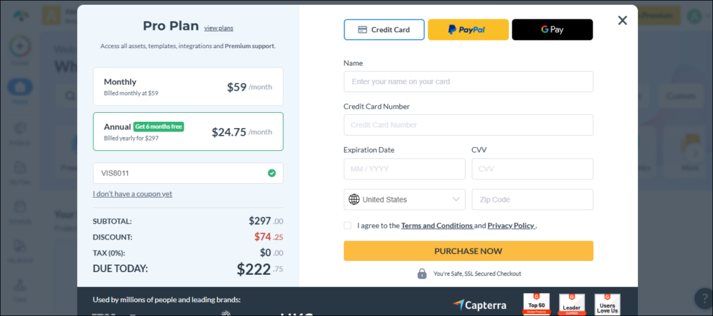 Claim the Visme Promo Code