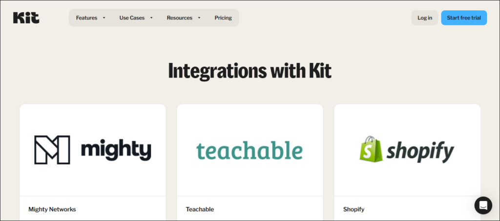 Kit Integrations