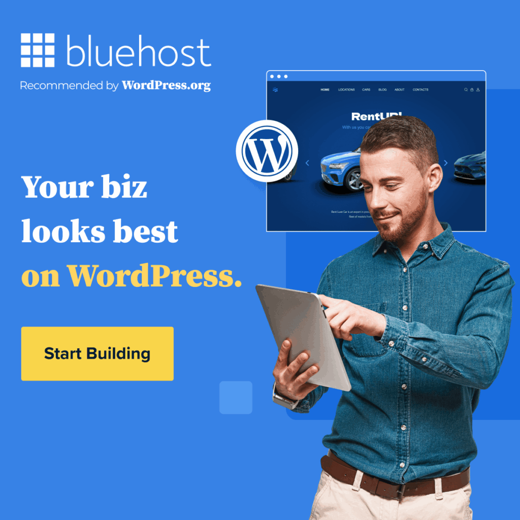 Bluehost Web Hosting Banner