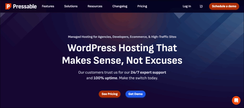 Pressable Managed Web Hosting