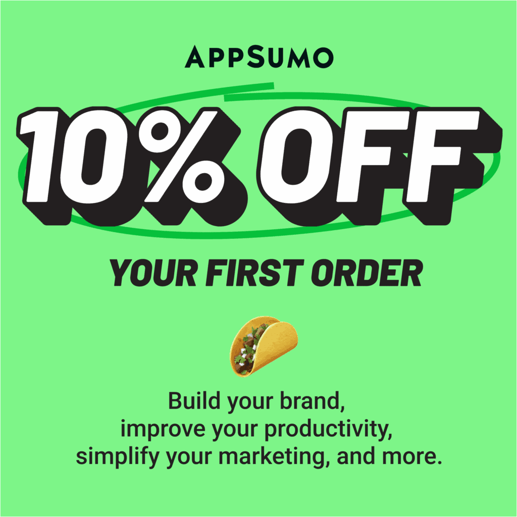 AppSumo 10% OFF