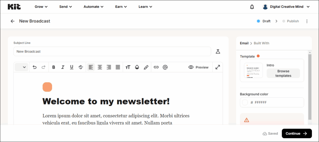 Customize your Template (Kit)