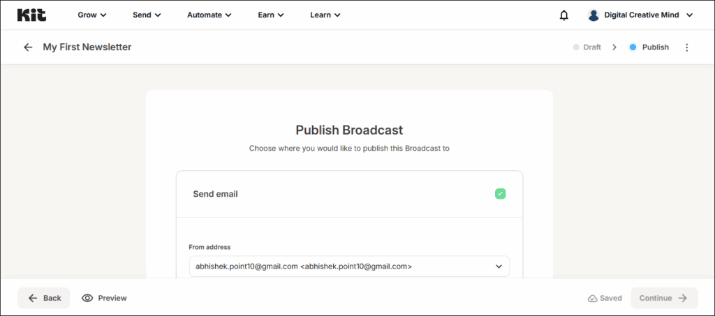 Publish your Newsletter (Kit)