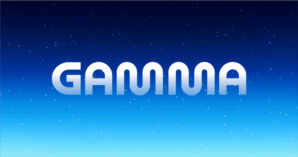 Gamma AI Banner