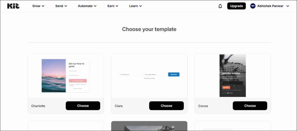 Kit - Choose your Template